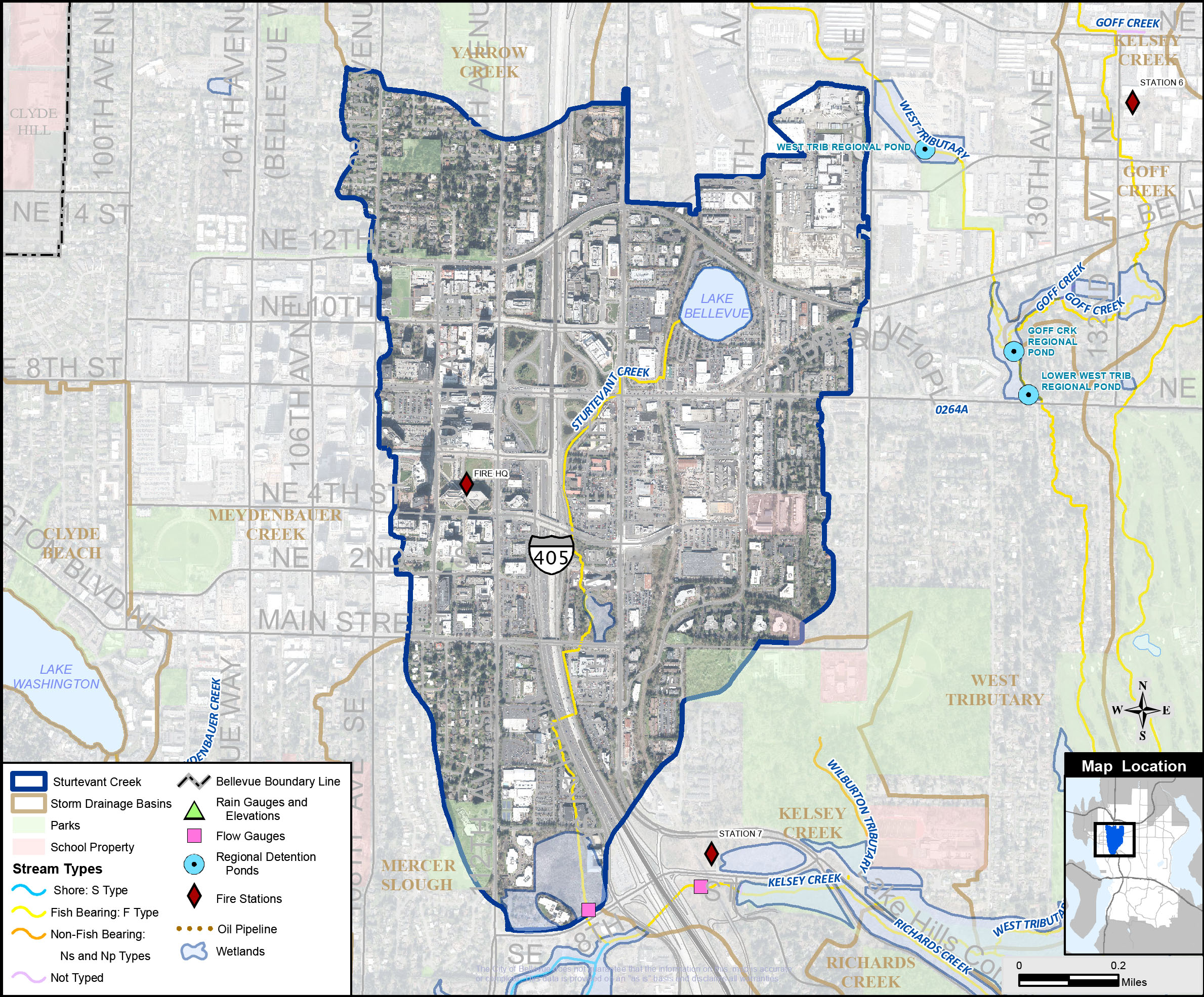 Sturtevant Creek Basin Drainage Details City of Bellevue